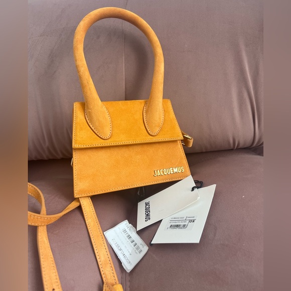 Jacquemus suede orange bag - Picture 2 of 11
